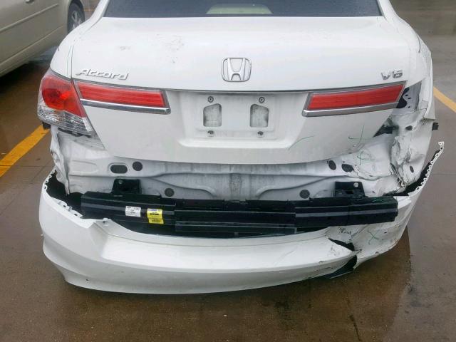 1HGCP3F86CA009454 - 2012 HONDA ACCORD EXL WHITE photo 9