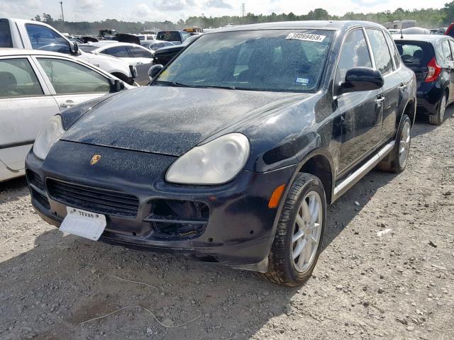 WP1AB29P66LA62079 - 2006 PORSCHE CAYENNE S BLACK photo 2