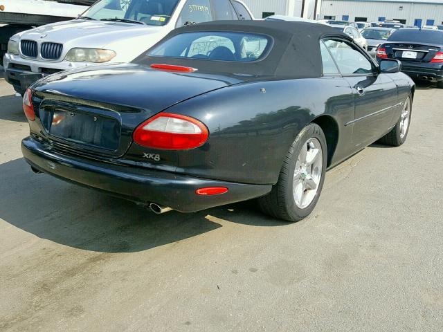 SAJGX2245WC019576 - 1998 JAGUAR XK8 BLACK photo 4