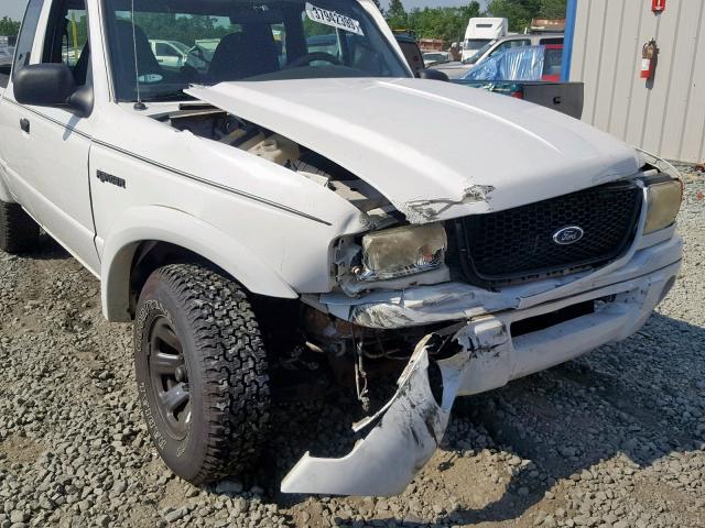 1FTYR14V23TA30298 - 2003 FORD RANGER SUP WHITE photo 9