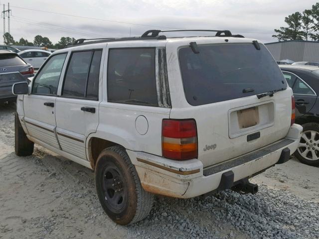 1J4FX78S6SC741415 - 1995 JEEP GRAND CHER WHITE photo 3