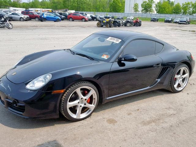 WP0AB29828U780588 - 2008 PORSCHE CAYMAN S BLACK photo 9