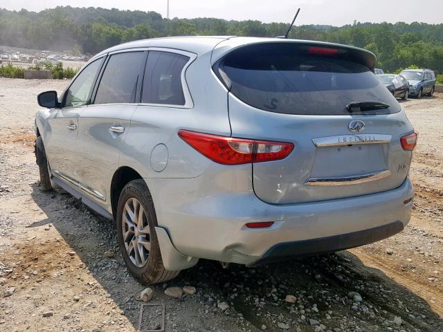 5N1AL0MM5DC343718 - 2013 INFINITI JX35 GREEN photo 3