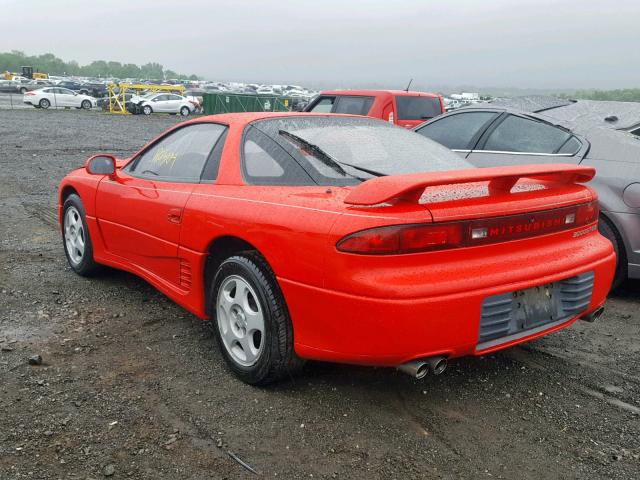 JA3BM64J3PY033071 - 1993 MITSUBISHI 3000 GT SL RED photo 3