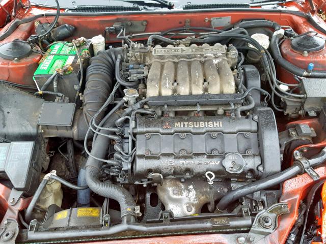 JA3BM64J3PY033071 - 1993 MITSUBISHI 3000 GT SL RED photo 7