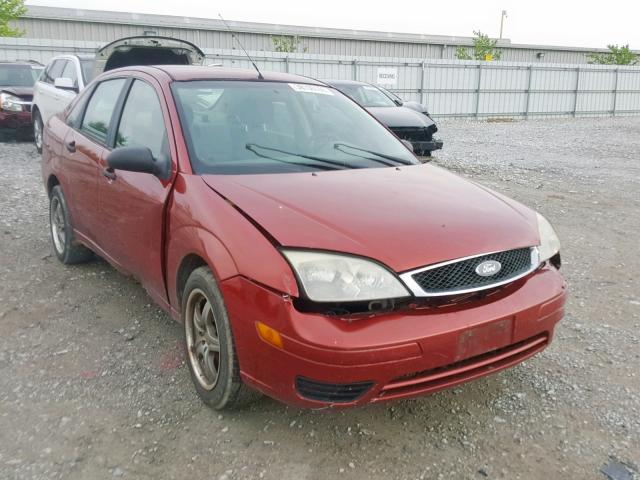 1FAFP34N75W236538 - 2005 FORD FOCUS ZX4 RED photo 1