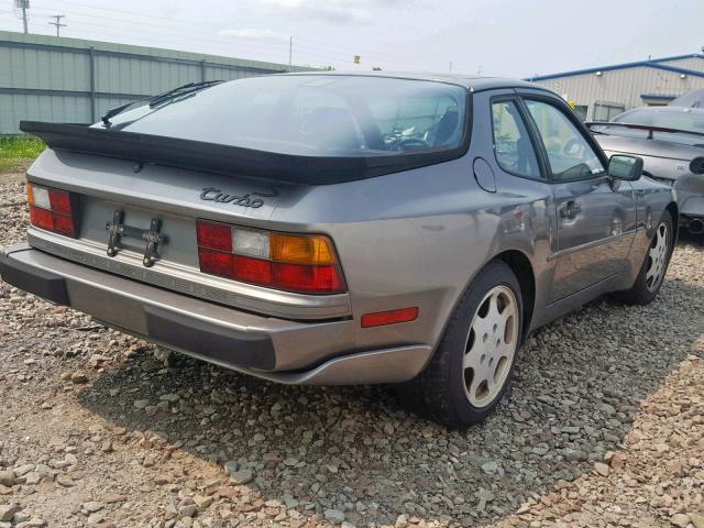 WP0AA2956JN151537 - 1988 PORSCHE 944 GRAY photo 4