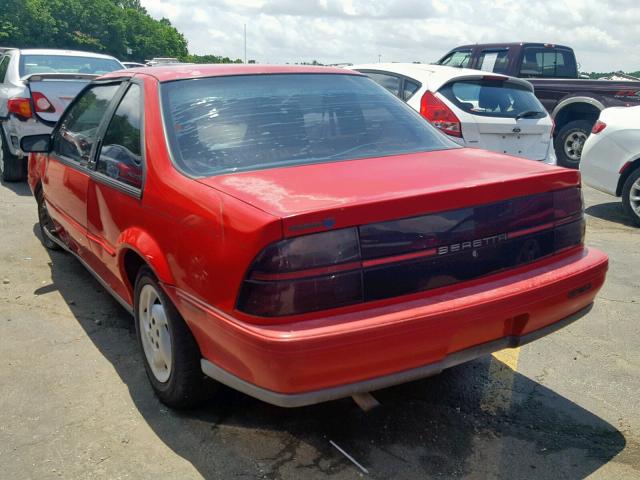 1G1LV15MXSY227807 - 1995 CHEVROLET BERETTA RED photo 3