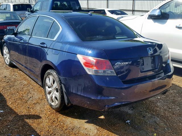 1HGCP2F81AA168356 - 2010 HONDA ACCORD EXL BLUE photo 3