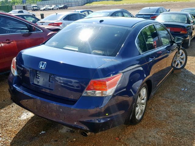 1HGCP2F81AA168356 - 2010 HONDA ACCORD EXL BLUE photo 4