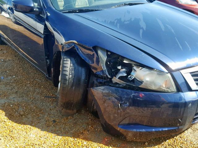 1HGCP2F81AA168356 - 2010 HONDA ACCORD EXL BLUE photo 9