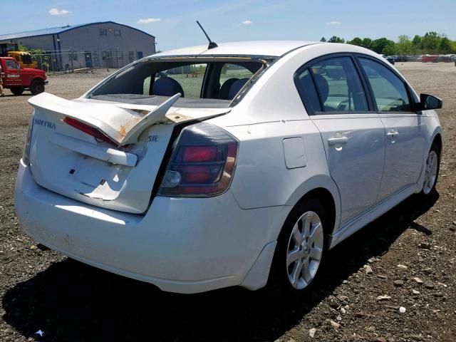 3N1AB6AP0BL674297 - 2011 NISSAN SENTRA 2.0 WHITE photo 4