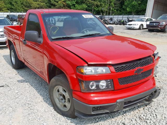 1GCCS148768256398 - 2006 CHEVROLET COLORADO RED photo 1