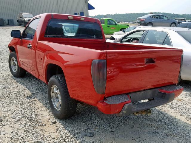 1GCCS148768256398 - 2006 CHEVROLET COLORADO RED photo 3