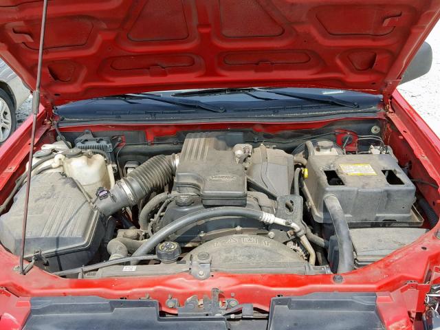 1GCCS148768256398 - 2006 CHEVROLET COLORADO RED photo 7