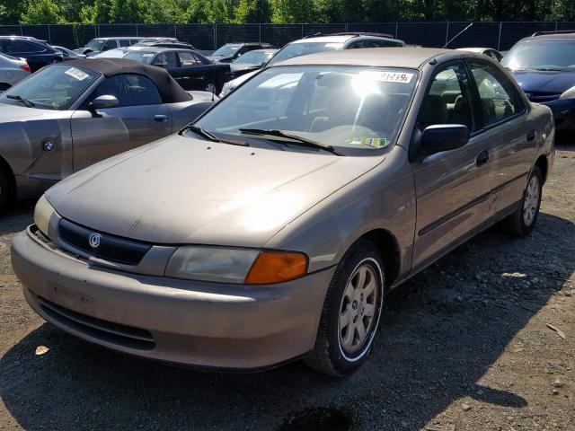 JM1BC1418V0130429 - 1997 MAZDA PROTEGE DX BEIGE photo 2