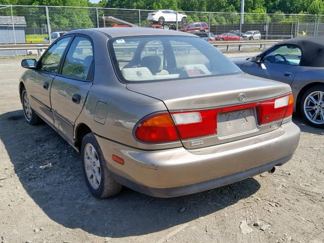 JM1BC1418V0130429 - 1997 MAZDA PROTEGE DX BEIGE photo 3