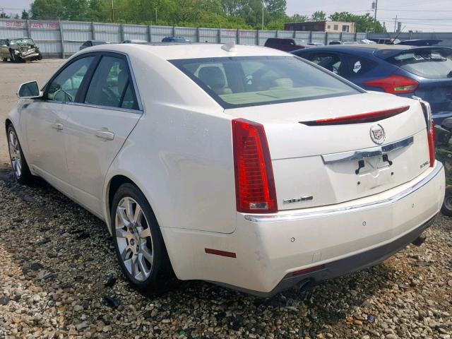 1G6DT57V690148905 - 2009 CADILLAC CTS HI FEA WHITE photo 3