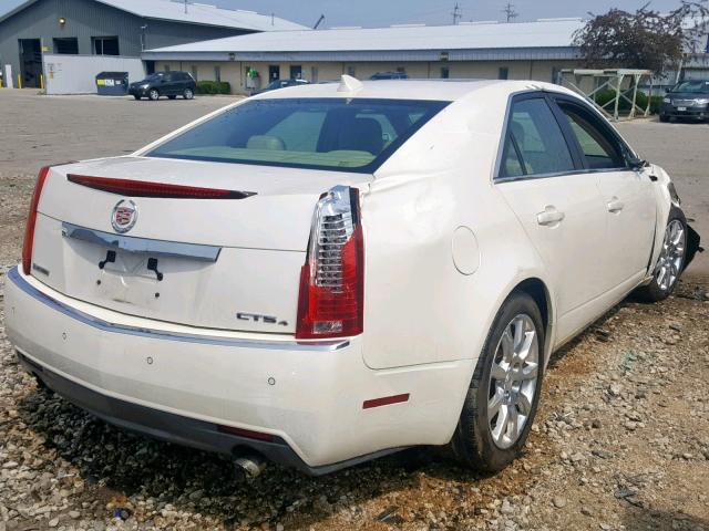 1G6DT57V690148905 - 2009 CADILLAC CTS HI FEA WHITE photo 4