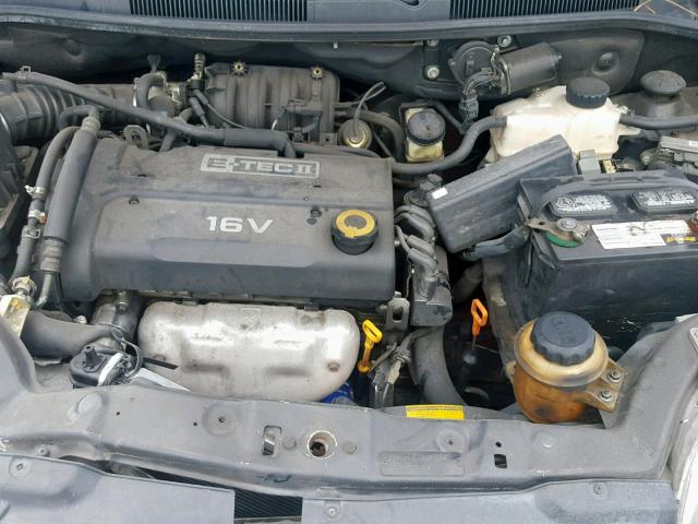 KL1TD66657B751505 - 2007 CHEVROLET AVEO BASE Қара фото 7