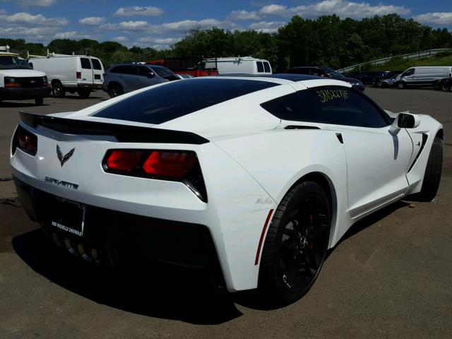 1G1YE2D74F5120654 - 2015 CHEVROLET CORVETTE S WHITE photo 4