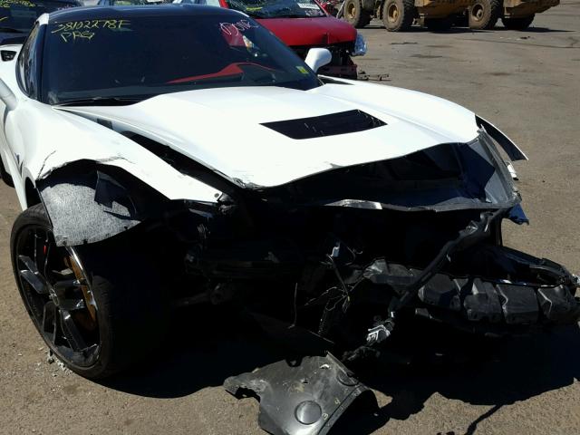 1G1YE2D74F5120654 - 2015 CHEVROLET CORVETTE S WHITE photo 9