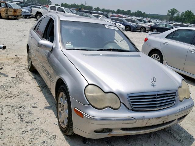 WDBRF61J82E003670 - 2002 MERCEDES-BENZ C 240 SILVER photo 1