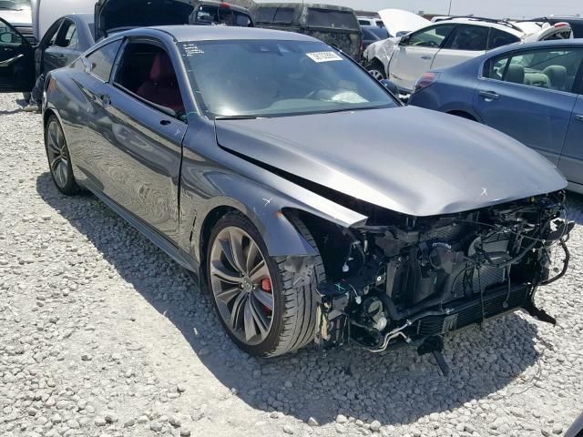 JN1FV7EK8KM360128 - 2019 INFINITI Q60 RED SP GRAY photo 1