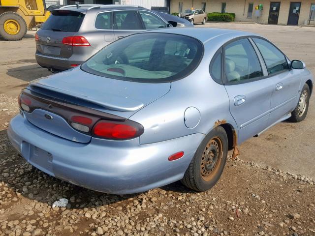 1FAFP53S0WG113503 - 1998 FORD TAURUS SE BLUE photo 4