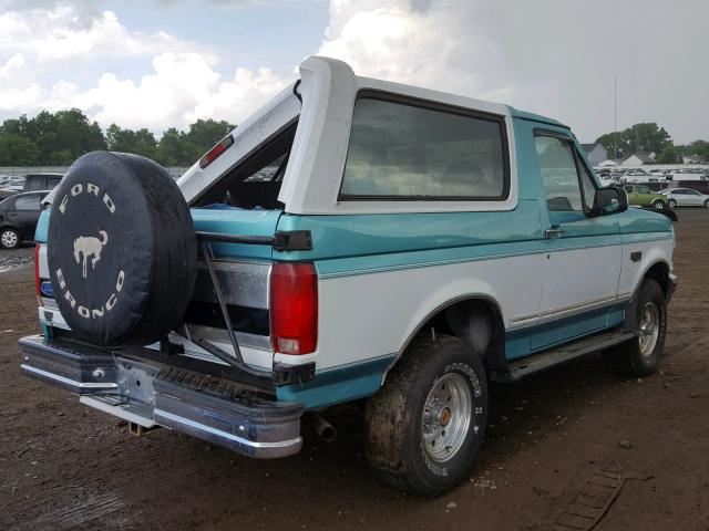 1FMEU15N6RLA70162 - 1994 FORD BRONCO U10 TWO TONE photo 4