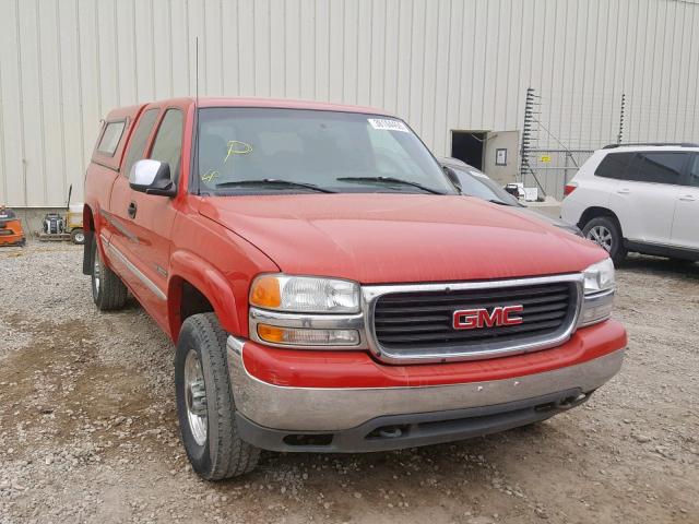 1GTGK29U7YE224097 - 2000 GMC NEW SIERRA RED photo 1