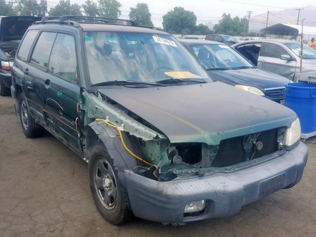 JF1SF63532H712532 - 2002 SUBARU FORESTER L GREEN photo 1