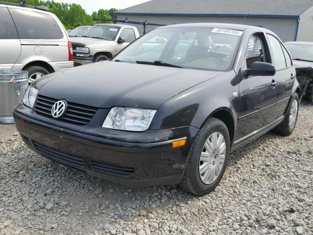 3VWRB69M32M033016 - 2002 VOLKSWAGEN JETTA GL BLACK photo 2