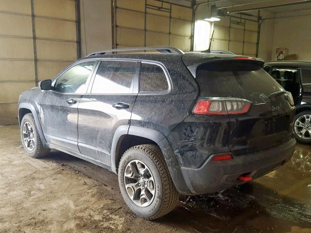 1C4PJMBX8KD185942 - 2019 JEEP CHEROKEE T BLACK photo 3