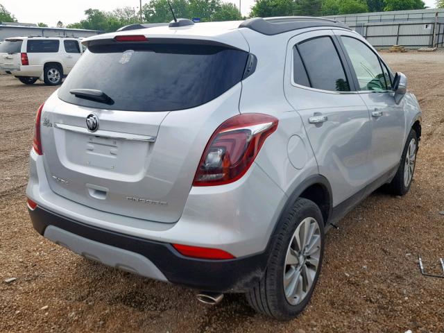 KL4CJASB9HB119531 - 2017 BUICK ENCORE PRE SILVER photo 4