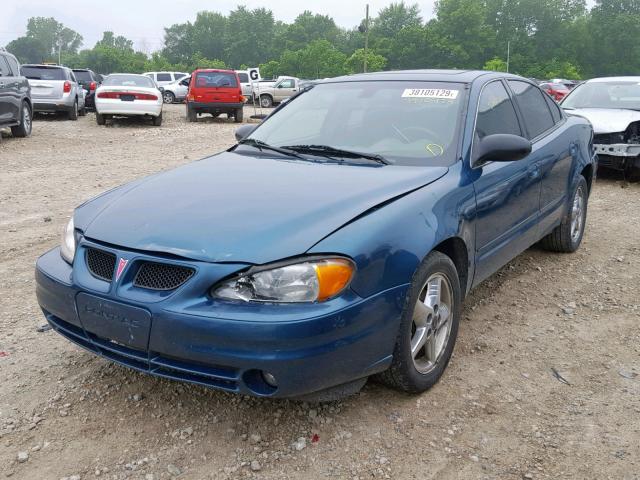 1G2NF52F13C102479 - 2003 PONTIAC GRAND AM S BLUE photo 2