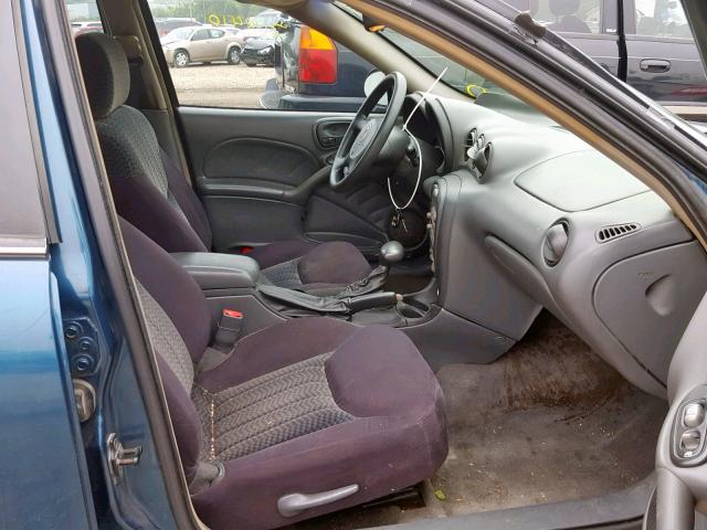 1G2NF52F13C102479 - 2003 PONTIAC GRAND AM S BLUE photo 5