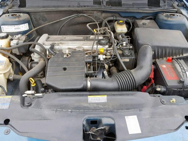 1G2NF52F13C102479 - 2003 PONTIAC GRAND AM S BLUE photo 7