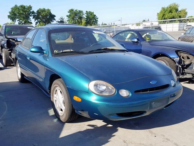 1FALP52U8VG239614 - 1997 FORD TAURUS GL GREEN photo 1