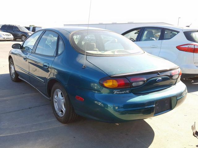 1FALP52U8VG239614 - 1997 FORD TAURUS GL GREEN photo 3