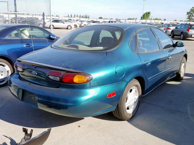 1FALP52U8VG239614 - 1997 FORD TAURUS GL GREEN photo 4