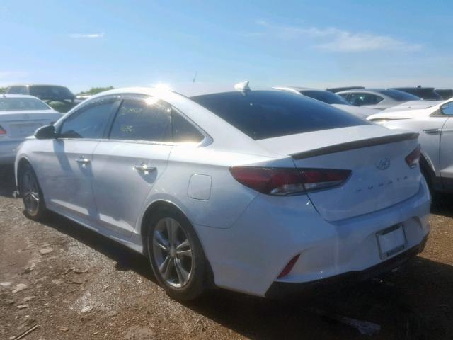 5NPE34AF0JH612730 - 2018 HYUNDAI SONATA SPO WHITE photo 3