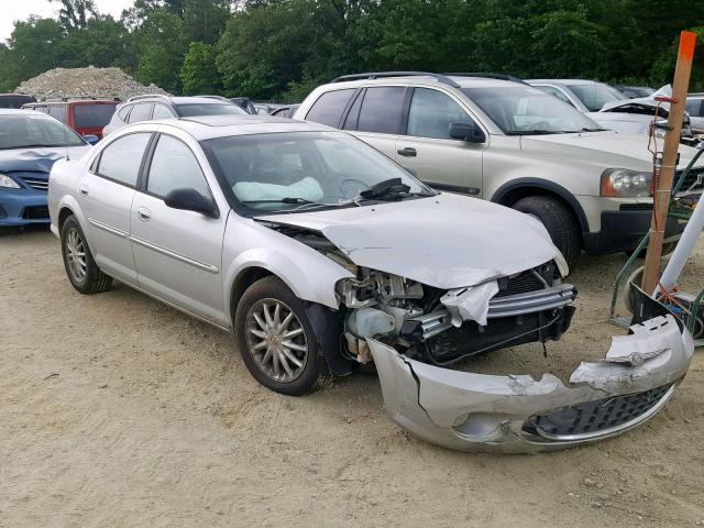 1C3AL56U41N525283 - 2001 CHRYSLER SEBRING LX SILVER photo 1