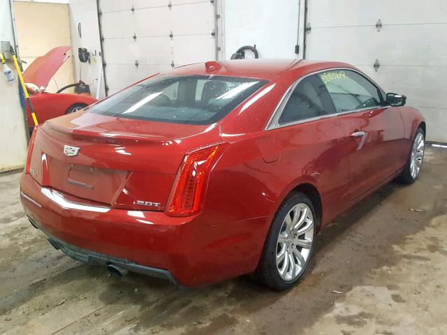 1G6AH1RX1F0139133 - 2015 CADILLAC ATS LUXURY RED photo 4