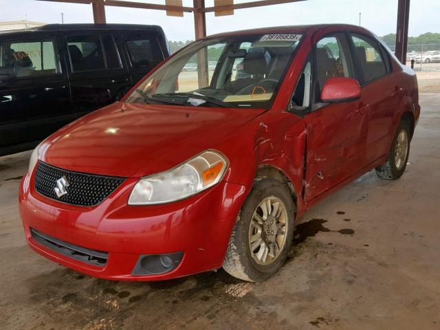 JS2YC5A38D6100288 - 2013 SUZUKI SX4 LE RED photo 2