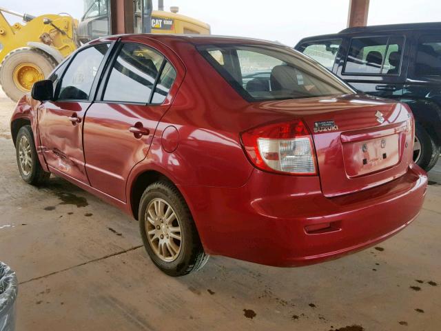 JS2YC5A38D6100288 - 2013 SUZUKI SX4 LE RED photo 3