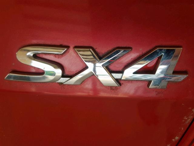 JS2YC5A38D6100288 - 2013 SUZUKI SX4 LE RED photo 9