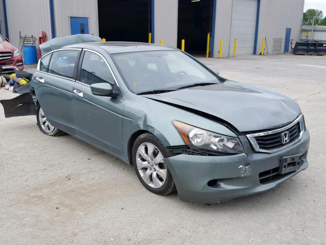 1HGCP36899A051044 - 2009 HONDA ACCORD EXL GREEN photo 1