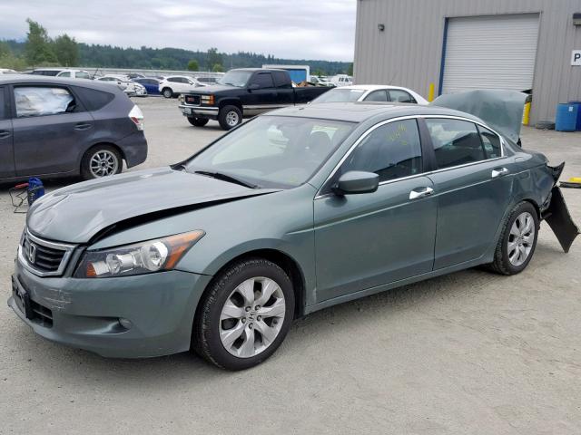 1HGCP36899A051044 - 2009 HONDA ACCORD EXL GREEN photo 2