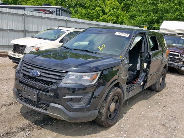 1FM5K8ARXGGA28073 - 2016 FORD EXPLORER P BLACK photo 2